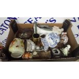 BOX OF ASSORTED CHINA (ROYAL WORCESTER)