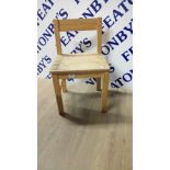 2 CHILDS WOODEN CHAIRS