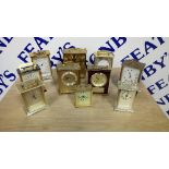 LARGE QTY OF CARRIAGE CLOCKS