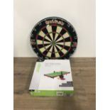 2 DART BOARDS & MINI TABLE TENNIS TABLE