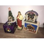 BOX OF NATIVITY ITEMS