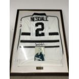 FRAMED SHIRT OF ROSS NESDALE 1998