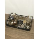 BOX OF SILVER PLATE & LEMONADE SET