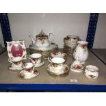 ROYAL ALBERT TEA SET OLD COUNTRY ROSES (50+)