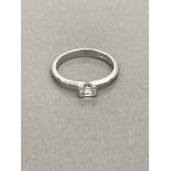 18CT DIAMOND RING APPROX .