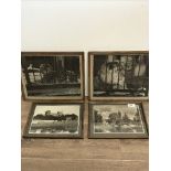 4 PHOTOGRAPHIC PRINTS BY GLADSTONE ADAMS 1880-1966 LONDON ZOO & RURAL ALL SIGNED