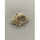 9CT GOLD FANCY BROOCH