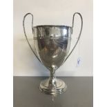 SILVER GILT GEORGIAN CUP MARKED FOR LONDON 1802 ORIGINAL INSCRIPTION MR TOM WARREN AMICABLE SOCIETY
