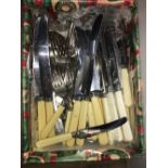 1 BOX OF CUTLERY