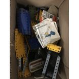 1 BOX OF MECCANO