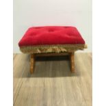 MODERN PINE FOOT STOOL