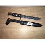 REPRODUCTION HITLER YOUTH KNIFE