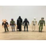 7 STAR WARS FIGURES INCLUDING DARTH VADER