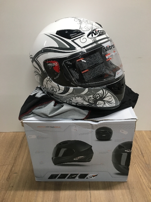 AS NEW NITRO RACING HELMET