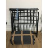 METAL SINGLE BED FRAME & SHELVING