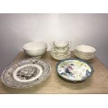 1 BOX ASSORTED WARE INCLUDING WEDGWOOD