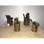 4 X VINTAGE BURNERS