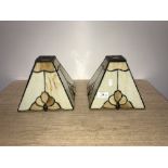 2 TIFFANY STYLE LAMP SHADES