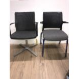 2 X OFFICE CHAIRS