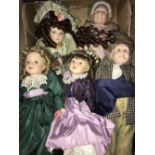 BOX OF VINTAGE DOLLS