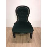 VICTORIAN ANTIQUE LADIES CHAIR