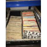 LARGE BOX OF SINGLE RECORDS