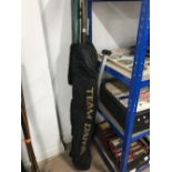 BUNDLE OF FISHING RODS & OTHERS