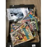 1 BOX MARVEL CHARLTON & DC COMICS