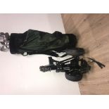 GOLF BAG & DONNAY CLUBS & TROLLEY