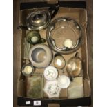 1 BOX ASSORTED WARE INCLUDING WEDGWOOD CHINA