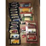 1 BOX OF 19 BOXED & 7 LOOSE DIECAST VEHICLES INCLUDING MATCHBOX