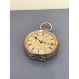 ANTIQUE GOLD FOB WATCH (WORKING ORDER)