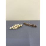 2 15CT BAR BROOCHES 6.