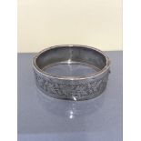 ANTIQUE SILVER BANGLE HALLMARKED CHESTER 1881