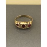 18CT RUBY AND DIAMOND RING (2.