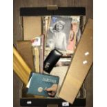 BOX OF SEWING ITEMS