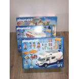 3 BOXED PLAYMOBILES