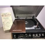 CENTURION MK2 HIGH FIDELITY RECORD PLAYER