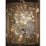 1 BOX OF GLASSWARE