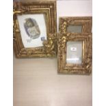 3X CHERUB PICTURE FRAMES