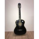 TEMPO BLACK ACOUSTIC GUITAR & BAG