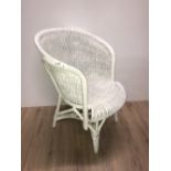 VINTAGE BASKET LOOM CHAIR