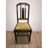 3 OAK BARLEY TWIST DINING CHAIRS