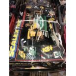 3 BOXES OF SCALEXTRIC MICRO SCALEXTRIC AND TOP GEAR POWER LAPS