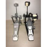 2 BRASS DRUM PEDALS