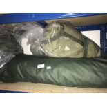 CAMPING TENT AND SLEEPING BAGS