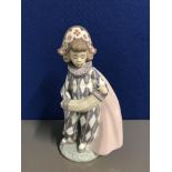 LLADRO 5279 Perrot with concertina (in original box)