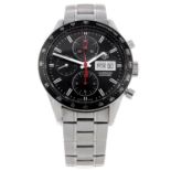 TAG HEUER - a gentleman's Carrera chronograph bracelet watch. Stainless steel case with tachymeter