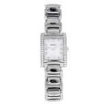 CURRENT MODEL: EBEL - a lady's Brasilia bracelet watch. Stainless steel case with factory diamond