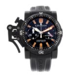 GRAHAM - a gentleman's Chronofighter Oversize Diver chronograph wrist watch. PVD-treated stainless